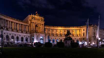 New Hofburg Palace in the Hofburg Palace complex in Vienna.