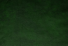 Green Leather Texture, Use For Backgrounds