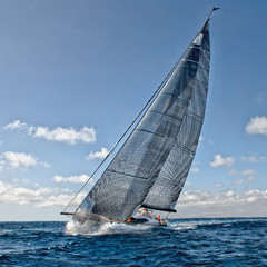 Sailing yacht race. Yachting. Travel