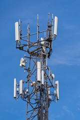 Directional mobile phone antenna aerials