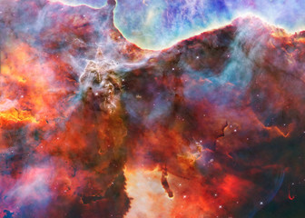 Wall Mural - star forming region somewhere in deep space near pillars of creation. science fiction wallpaper. ele