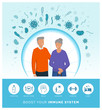 How to boost seniors immune system and prevent infections