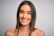 © Krakenimages.com - Close up of young beautiful woman with clear and pure skin. Perfect and clean skincare wearing natural makeup. Smiling happy looking fresh and healthy.