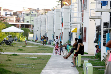 Wall Mural - popular housing for poor familie