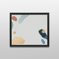 Wall Mural - Minimal black frame mockup