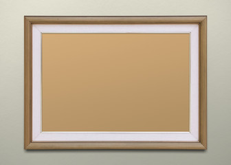 Wall Mural - Blank frame mockup