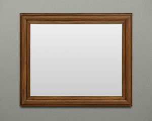 Wall Mural - Blank frame mockup