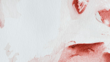Wall Mural - red watercolor patterned background