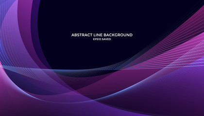 Wall Mural - wavy line background, abstract line pattern