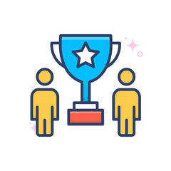 top award Vector Icon