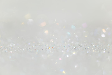 Wall Mural - Shiny white glitter textured background