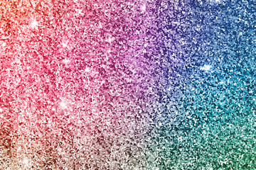 Wall Mural - colorful glittery rainbow background texture