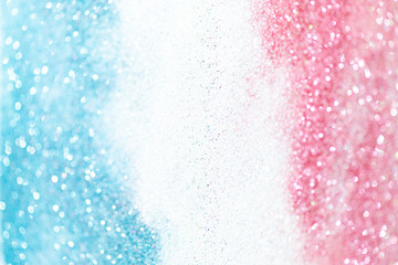 Wall Mural - pink and blue glittery background