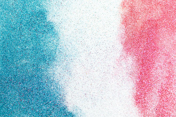 Wall Mural - pink and blue glittery background