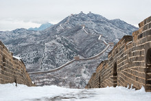 Great Wall Of China In Snow
