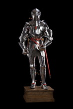 Medieval Knightly Armor, Full Set And Details, Made By An Adult In Full Growth. Copy Milanese Armor Beauchamp