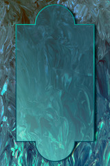Wall Mural - modern abstract trendy frame