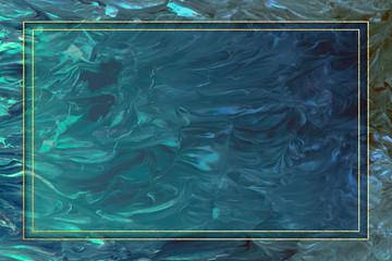 Poster - modern abstract trendy frame