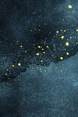 Wall Mural - Midnight blue textured banner