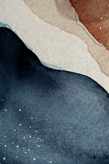 Wall Mural - watercolor patterned banner