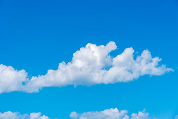 Wall Mural - Blue sky background with white clouds, texture