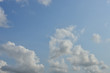 Blue sky white clouds for background