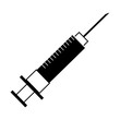 © Gstudio - syringe injection health pictogram silhouette style