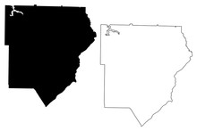 Cobb County, Georgia (U.S. County, United States Of America,USA, U.S., US) Map Vector Illustration, Scribble Sketch Cobb Map