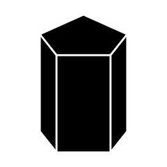 Wall Mural - Pentagonal prism icon
