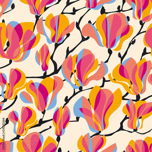 Vivid colors urban style ma...