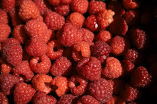 Red Raspberries Background