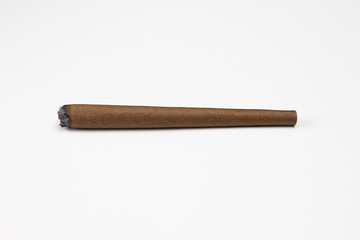 Blunt of marijuana tobacco paper