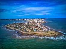 Aerial View Of Punta Del Este, Uruguay.