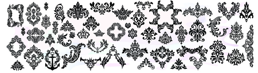 Wall Mural - Vector French Luxury rich intricate ornaments. Victorian Royal Style decor