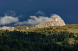 Dolomity. Lagazuoi - widok z Colfosco