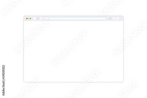 Download Simple Browser Window Interface Web Browser Web Template Window Screen Mockup Internet Empty Page For Web Flat Design Internet Browser Template Stock Vector Adobe Stock