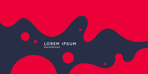 Modern backgrounds with abstract elements and dynamic shapes. Compositions of colored spots. Vector illustration.
