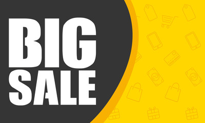 Canvas Print - big sale commercial banner poster