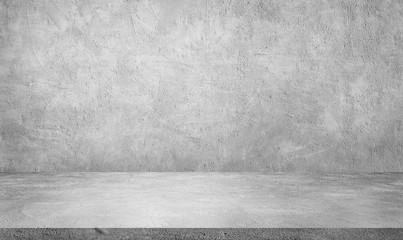 Wall Mural - empty space studio room of plaster cement concrete wall texture background. for interior design and 