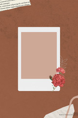 Poster - Photo frame template illustration