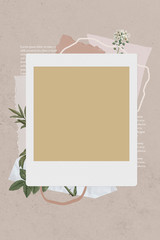 Poster - Photo frame template illustration