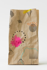 Wall Mural - geometric patterned packaging psd