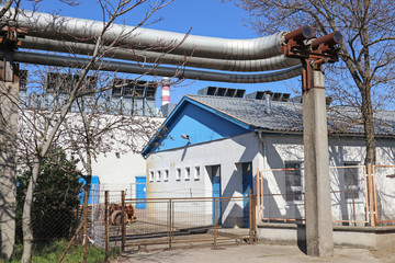 Wall Mural - Pipeline of the power station