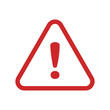 © Matias - Vector attention sign with exclamation mark icon. Danger symbol. Flat Vector. Risk sign.
