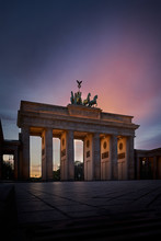 Sunset At Brandenburger Tor