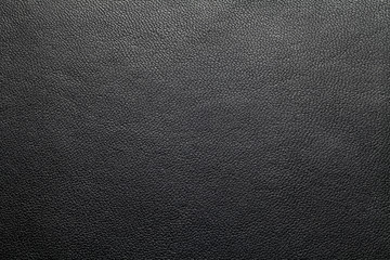 Wall Mural - Background of black leather texture