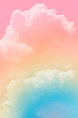 Wall Mural - cloud background with a pastel colour