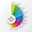 © GfxPapercut - Business infographics 10 steps,Abstract design element,Vector illustration.