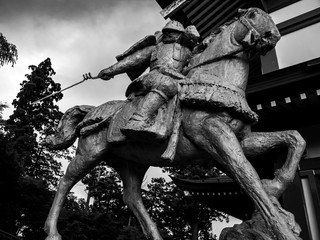 Wall Mural - Statue of a samurai