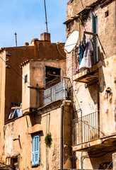 Poster - typical old facade in italy